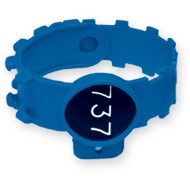 bracelet bleu polypropylène