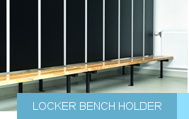 Locker bench holder