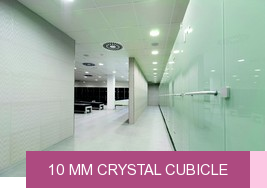 10 mm Crystal cubicle