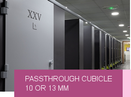 Passthrough cubicle | 10 or 13 mm